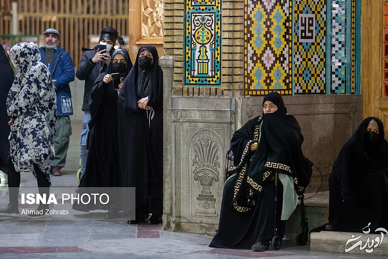 (تصاویر) شب آرزو‌ها در حرم حضرت فاطمه معصومه(س)